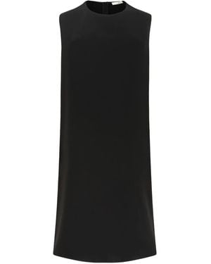 The Row Sleeveless Shift Dress - Black