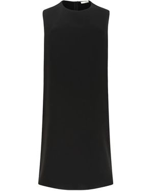 The Row Sleeveless Shift Dress - Black