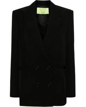 GAUGE81 Vidal Double-Breasted Blazer - Black