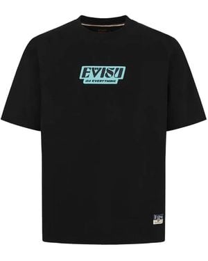 Evisu T-Shirt Con Stampa Grafica - Nero