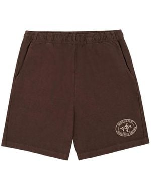 Sporty & Rich Riding Club Shorts - Brown