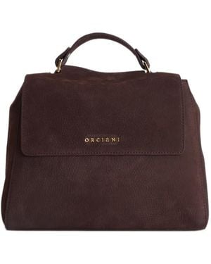 Orciani Kleine Sveva Schultertasche - Braun
