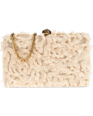 Kurt Geiger Kensington Crystal Clutch Bag - Natural