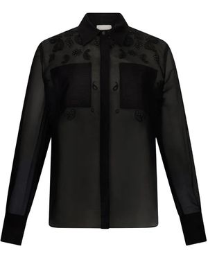 Liu Jo Blouse Met Lange Mouwen - Zwart