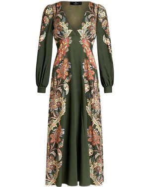 Etro Elegant Mini Dress For Fw24 - Green
