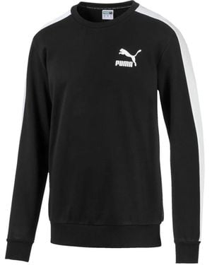 PUMA Iconic T7 Crew-Neck Sweatshirt - Black