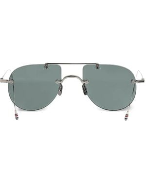 Thom Browne Getönte Pilotenbrille - Mettallic