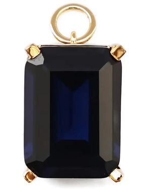 Izabel Display Embelished-Stone Pendant Earrings - Blue