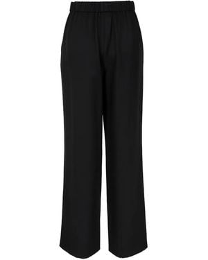 Lafayette 148 New York Elasticated-Waist Pants - Black