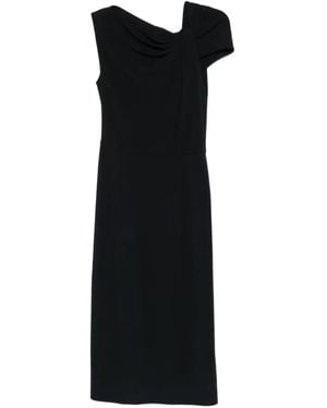 Givenchy Vestido midi con hombros descubiertos - Negro