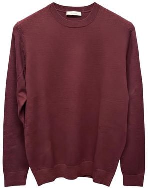 Diktat Crew-Neck Jumper - Red