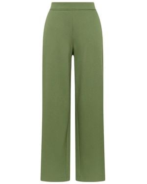 Maliparmi Elasticated-Waist Pants - Green