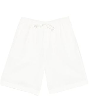 DUNST Drawstring-Waist Shorts - White