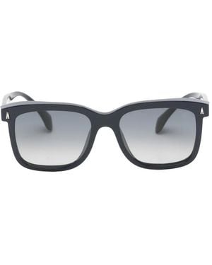 Moncler Valaire Square-Frame Sunglasses - Grey