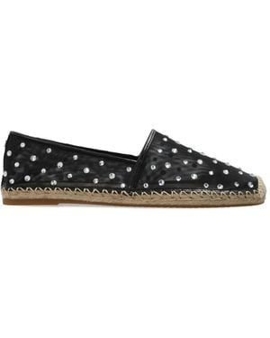 MICHAEL Michael Kors Crystal-Embellishment Espadrilles - Black