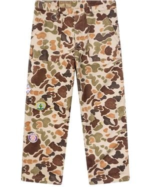 Champion Pantalones con parche militar - Neutro