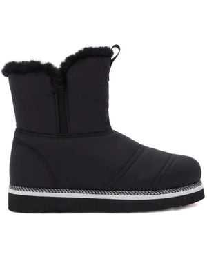 Odissi Rose Lined Elasticated Boots - Black