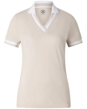 Bogner Jula Stripe-Detail Polo Shirt - White