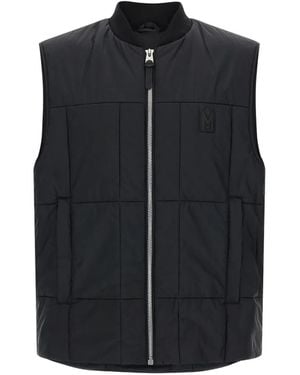 Mackage Chaleco Acolchado Con Cremallera - Negro