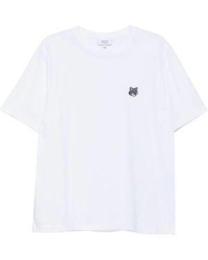 Maison Kitsuné Fox Head Comfort Tee-Shirt - White