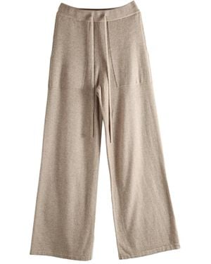 Uma Wang X 1436 Drawstring Knitted Trousers - Natural