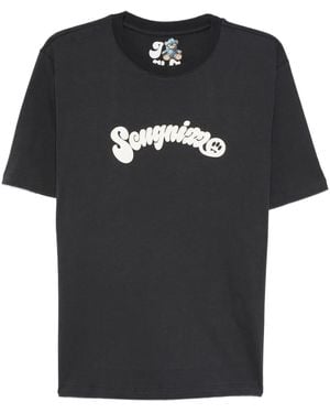 Barrow Slogan-Print T-Shirt - Black