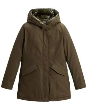 Woolrich Arctic Hooded Parka Coat - Green