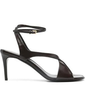 KHAITE Liria Ankle Strap Sandals - White