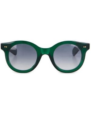 Cutler and Gross Round-Frame Sunglasses - Green