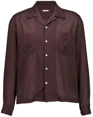 Bode ロングスリーブ シャツ - ブラウン