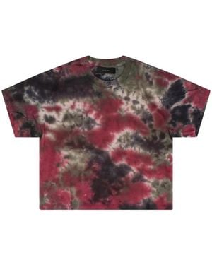 Amiri Tie-Dye T-Shirt - Red