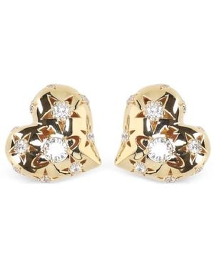 Vivienne Westwood Heart Bijou Earrings - Metallic
