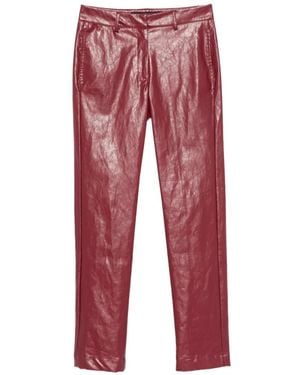 FEDERICA TOSI Belt-Loop Pocket Trousers - Red