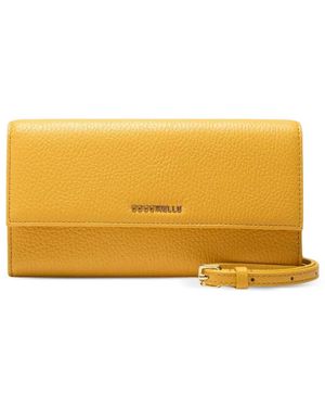 Coccinelle Metallic Wallet - Yellow