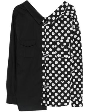 ALESSANDRO ENRIQUEZ Asymmetric Shirt - Black