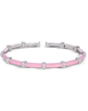 Sidney Garber Pulsera Carly En Oro Blanco De 18 Ct Con Diamantes