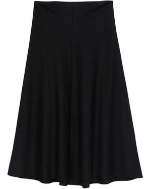 Vanessa Bruno Falda Midi Acampanada - Negro