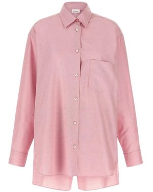 ANDAMANE Button Shorts And Shirt Set - Pink
