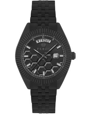 Philipp Plein Superlative 42Mm Watch - Black