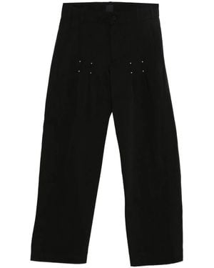 J.L-A.L Stud-Embellished Trousers - Black