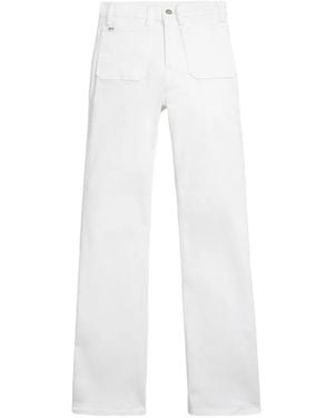Polo Ralph Lauren Wide-Leg Jeans - White