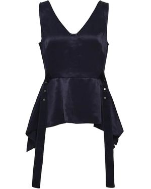 3.1 Phillip Lim V-Neck Top - Blue