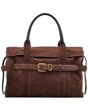 Marc Jacobs The Dakota Tote Bag aus Wildleder - Braun