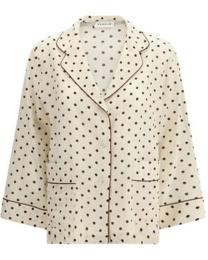 P.A.R.O.S.H. Polka-Dot Pattern Shirt - White