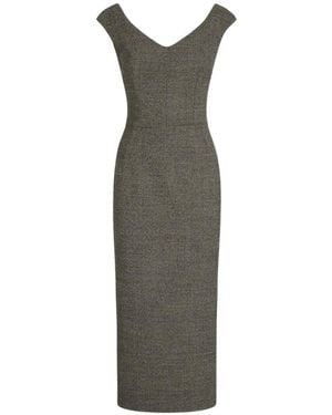 Dolce & Gabbana Wool Sheath Dress - Gray