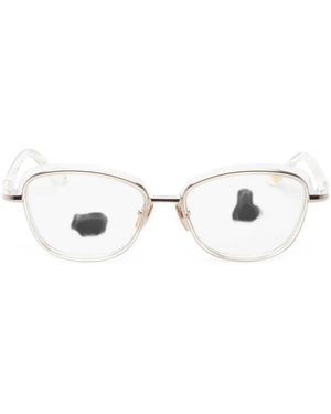 Dita Eyewear Litavu Square-Frame Glasses - White