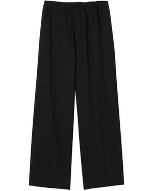 Sandro Wide-Leg Pants - Black