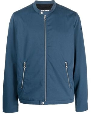 DIESEL J-Glory-Nw Cotton Biker Jacket - Blue