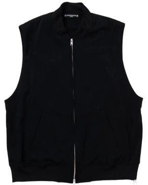 MASTERMIND WORLD Gilet À Design Nervuré - Black