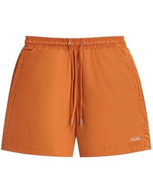 Kith Drawstring Active Shorts - Orange